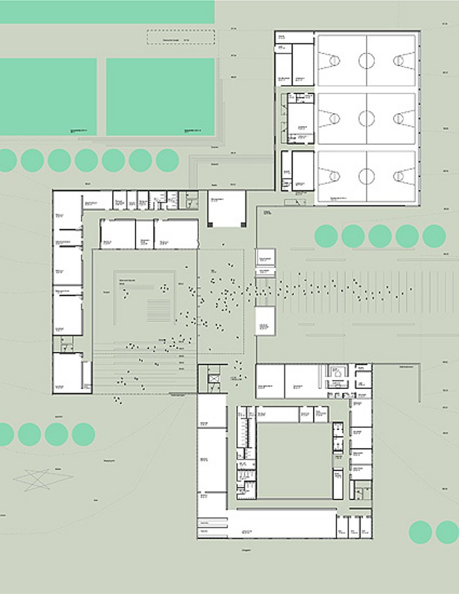 Gymnasium in Gaimersheim Erdgeschoss